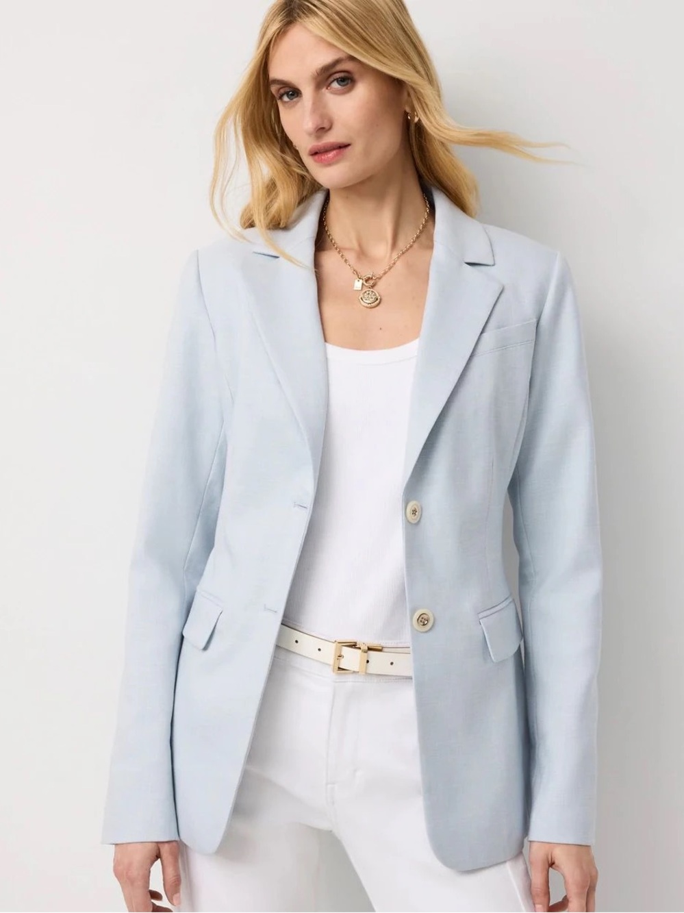 Petite crosshatch Blazer